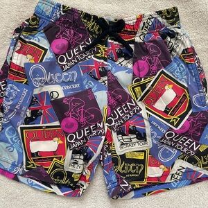 Vilebrequin X Queen Graphic Boys Print Swim Shorts